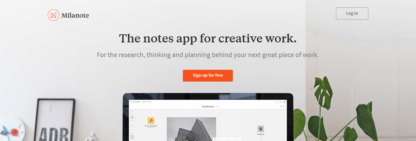 note app research creative milanote