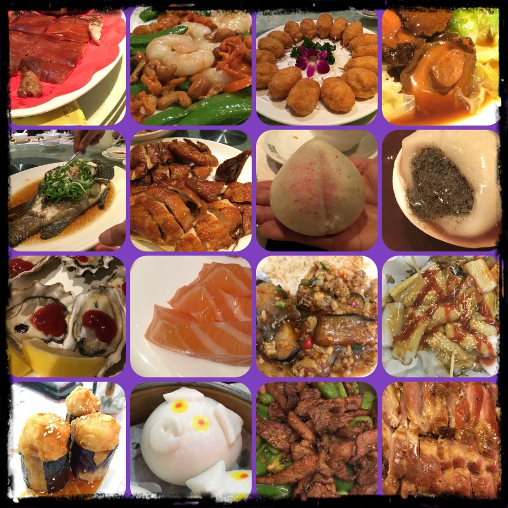 Different food in Hong Kong